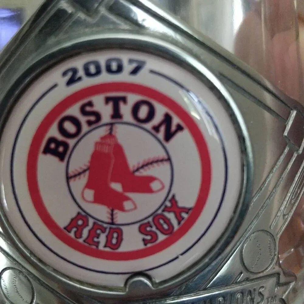 2007 MLB Boston Red Sox World Series 16oz Glass Beer Mug NWT - Picture 10 of 11